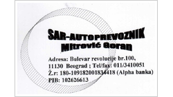 AUTOPREVOZNIK MITROVIC GORAN logo