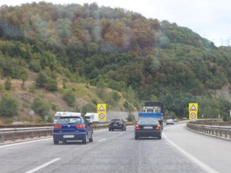 Възстановено е движението по АМ "Тракия" в посока София при км 8 .